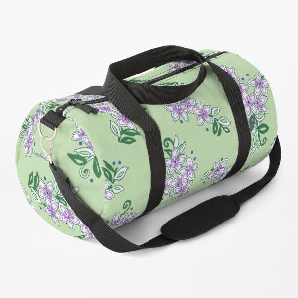 The Little Lilac Flowers Are Home; In Memory of Mackenzie Duffle Bag