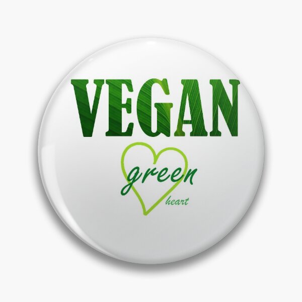 Item preview, Vegan - green heart : Green and VEGAN Gift  designed and sold by aminosile.