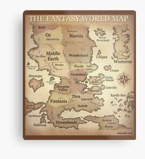 Fantasy Lands Metal Print