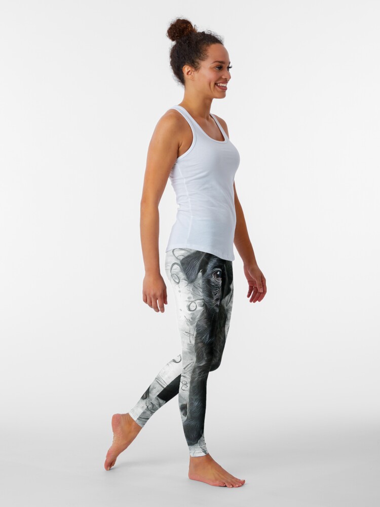 Alternate view of Black Pug Leggings