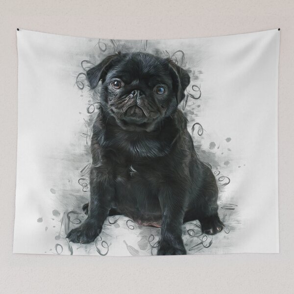 Item preview, Black Pug designed and sold by MitchellAK.