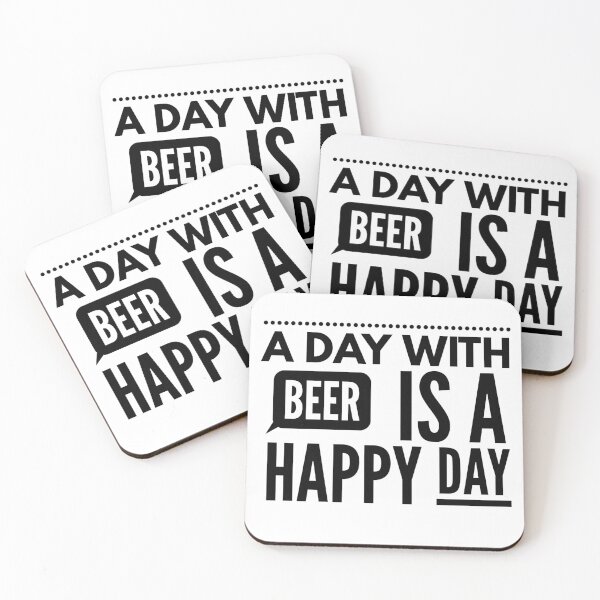 Item preview, A Day With Beer is a Happy Day designed and sold by SerenaBliss.
