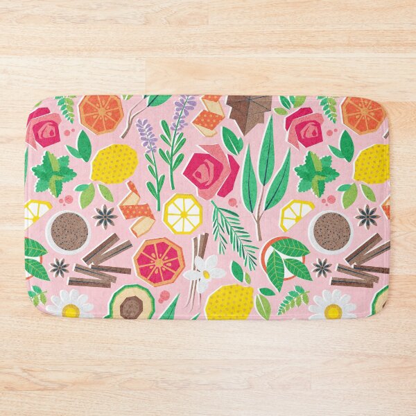 Item preview, Aromatherapy essentials // pastel pink background designed and sold by SelmaCardoso.