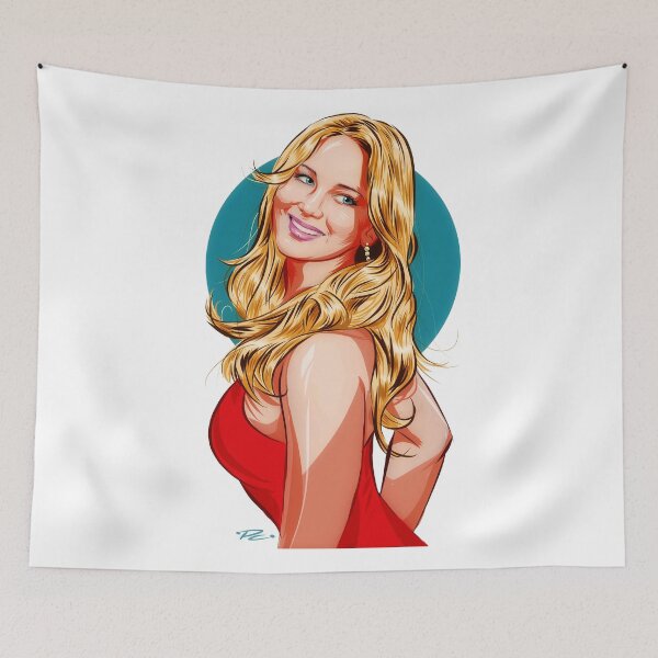 Item preview, Jennifer Lawrence - An illustration by Paul Cemmick designed and sold by TIGERDAVER.