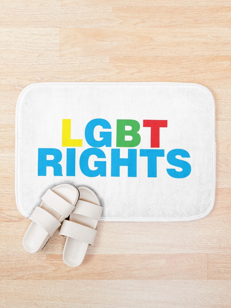 Thumbnail 1 of 6, Bath Mat, LGBT RIGHTS designed and sold by Rawpixel.