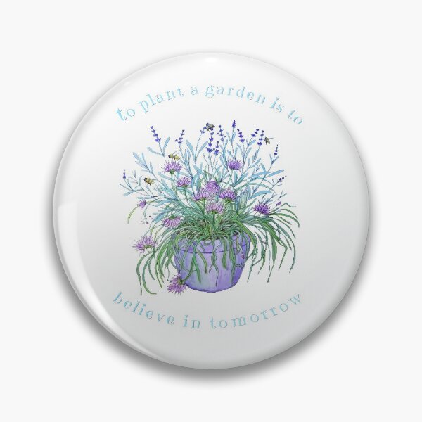 Item preview, Lavender and Chive with honey bees designed and sold by MagentaRose.