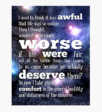 If Life Were Fair Photographic Print