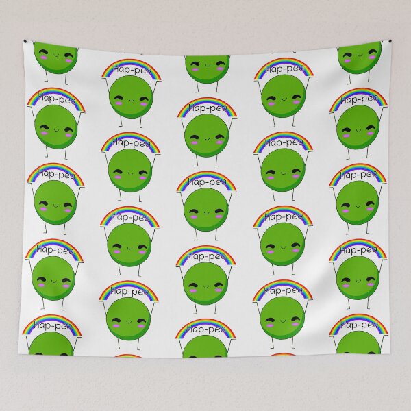 Item preview, Hap-pea Rainbow design designed and sold by EmHurst10.