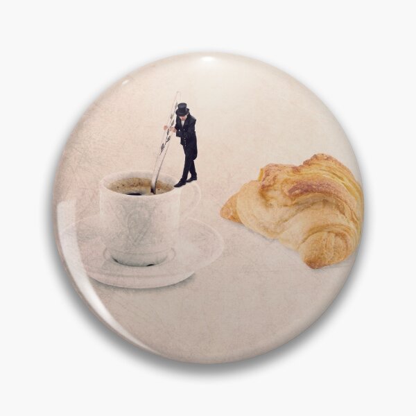 Item preview, parisian croissant and coffee print designed and sold by yannpendaries.