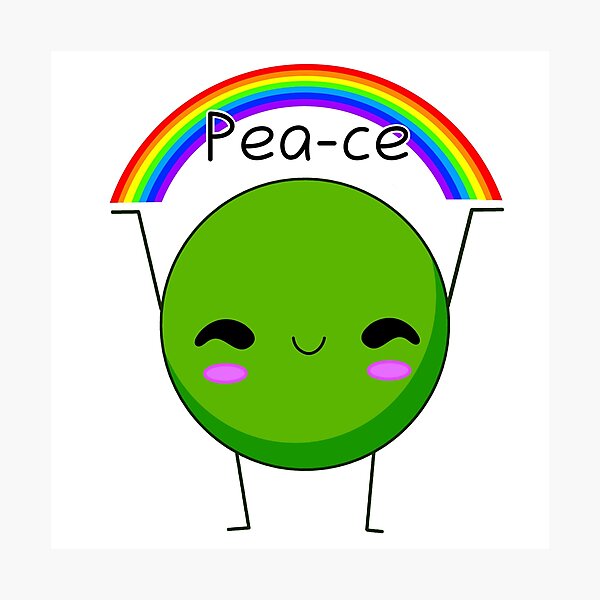 Item preview, Pea-ce Rainbow design designed and sold by EmHurst10.