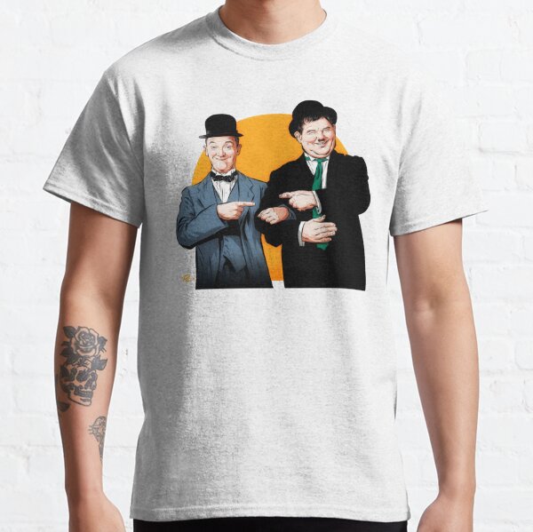 laurel and hardy tee shirts