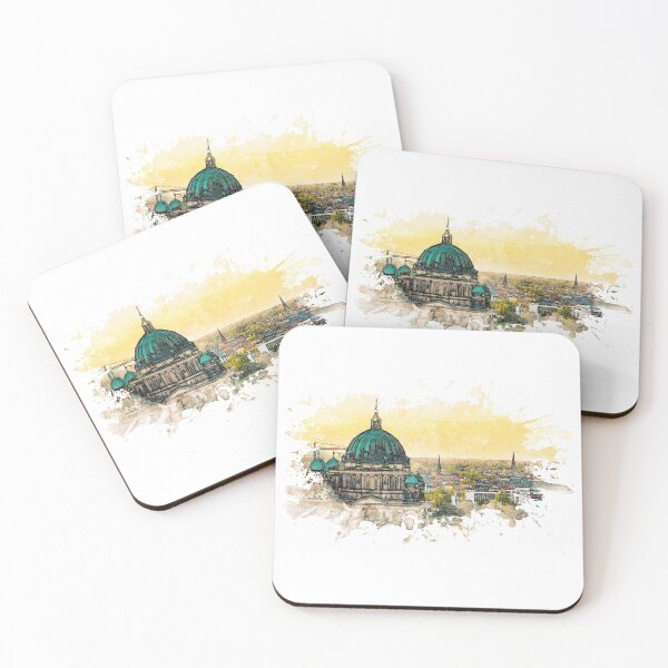 Item preview, Berlin - cool watercolor design designed and sold by ArticaDesign.