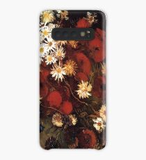 Van Gogh- Vase With Poppies, Cornflowers, Peonies, and Crysanthemums Case/Skin for Samsung Galaxy