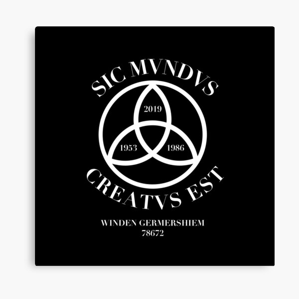 Dark - Netflix Tv Show - Sic Mundus Creatus Est Impression sur toile