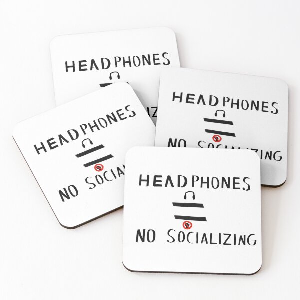 Item preview, No socializing  designed and sold by Purplepugprints.