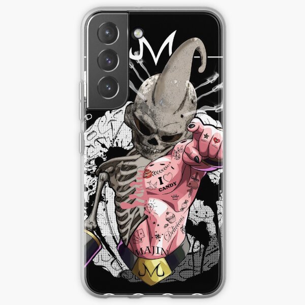 KID BUU MAJIN SKULL DRAGON BALL BU VEGETA GOKU BAD DBZ Samsung Galaxy Soft Case