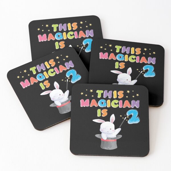 Item preview, This Magician Is 2 Years Old Kid 2nd Birthday Rabbit design designed and sold by Grabitees.