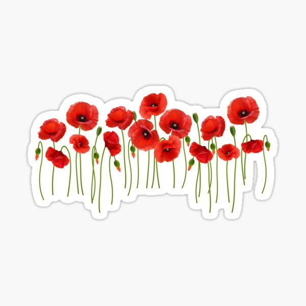 Item preview, poppies designed and sold by ProMySign.
