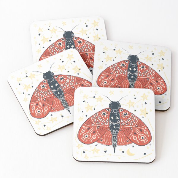 Item preview, Folk Art Moth designed and sold by Waynette Traub.