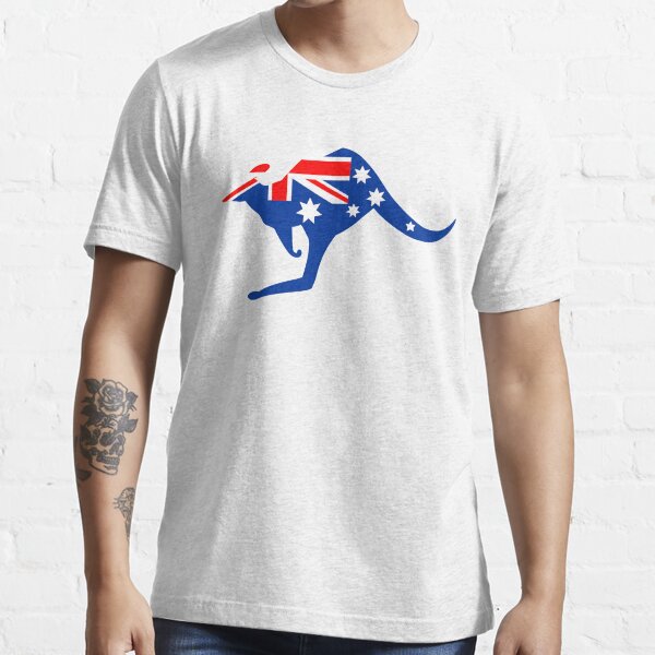 Australian Kangaroo Flag Essential T-Shirt