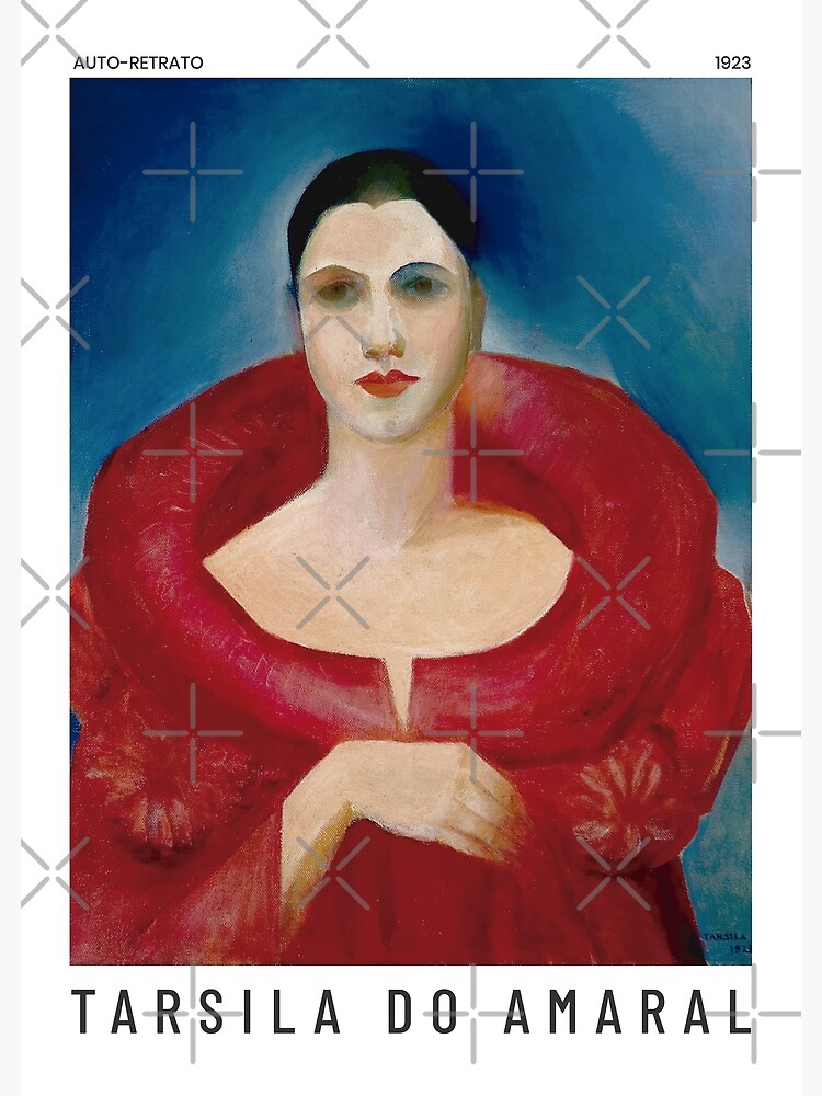 Auto-Retrato Tarsila do Amaral Art Poster