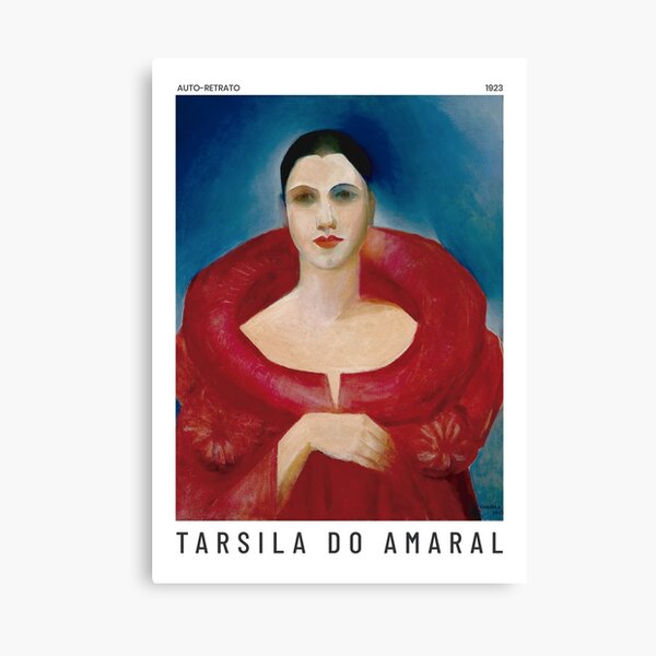 Vista previa del artículo con la obra «Auto-Retrato - Tarsila do Amaral - Póster artístico», diseñado y vendido por studiofrivolo.