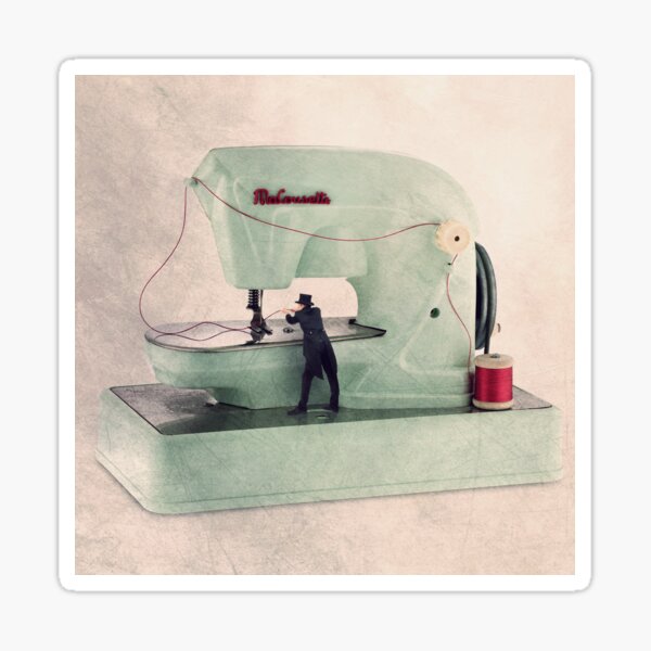 Item preview, vintage sewing machine photo designed and sold by Yann Pendaries.