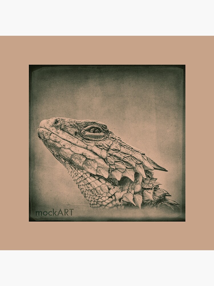 Thumbnail 2 of 2, Tote Bag, mockART - Lizard People designed and sold by mockART.
