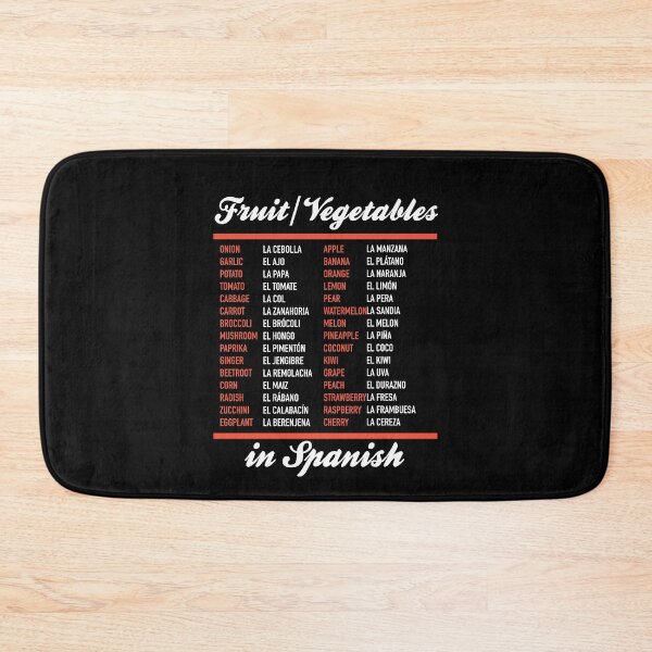 Item preview, Fruit and Vegetables In Spanish - Spanish Language Cheatsheet designed and sold by HiddenVerb.