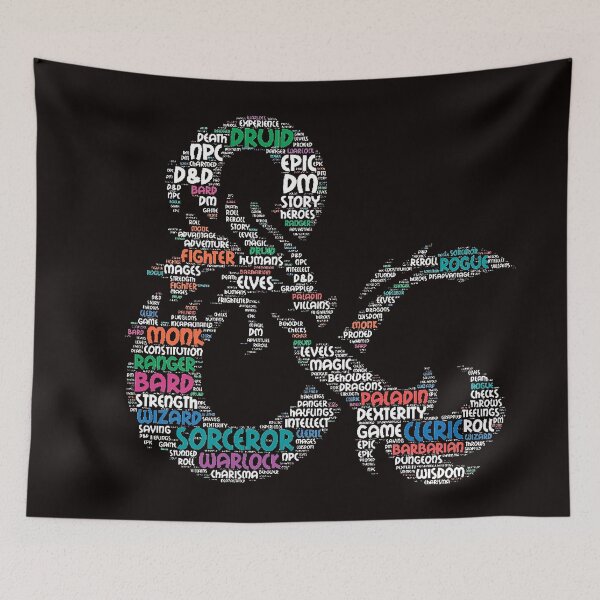 Item preview, D&D Logo Word Art designed and sold by Regan Crowley.