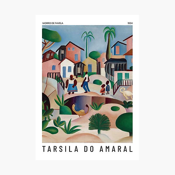 Item preview, Morro de Favela - Tarsila do Amaral - Art Poster designed and sold by studiofrivolo.