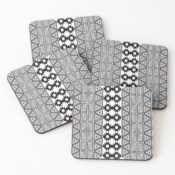 Item preview, Aztec Pattern Design 2 Black designed and sold by Jake Purcell.