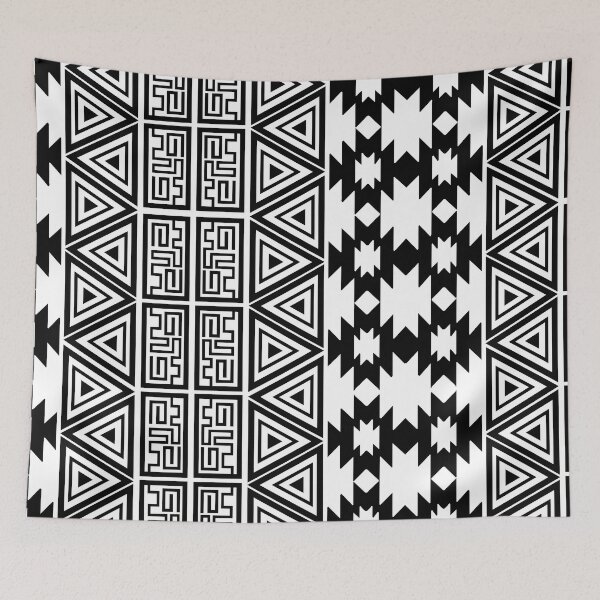 Item preview, Aztec Pattern Design 2 Black designed and sold by Jake Purcell.