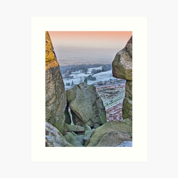 On Ilkla Moor Baht 'at - HDR Art Print