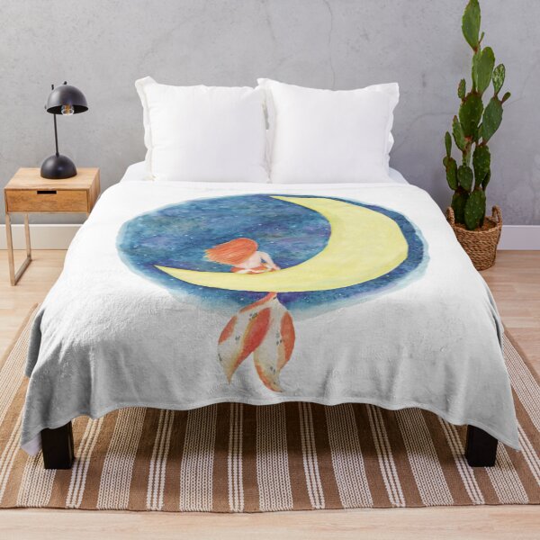 Item preview, Koi Mermaid - MerMay 2019 - Sitting on the Moon designed and sold by Art by Kathleen Stuart.