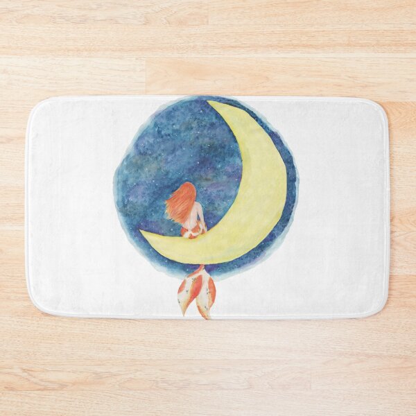 Item preview, Koi Mermaid - MerMay 2019 - Sitting on the Moon designed and sold by Art by Kathleen Stuart.
