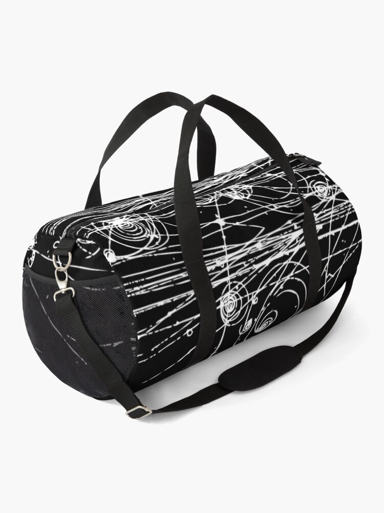 Alternate view of Particle tracks (dark) Duffle Bag