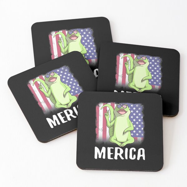 Item preview, Merica Lizard USA American Flag designed and sold by fatamyfan1.