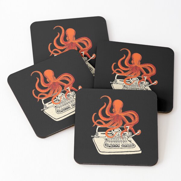 Item preview, Octopus Typist  designed and sold by Darlydesign.
