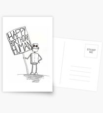 Happy Birthday Human Postcards