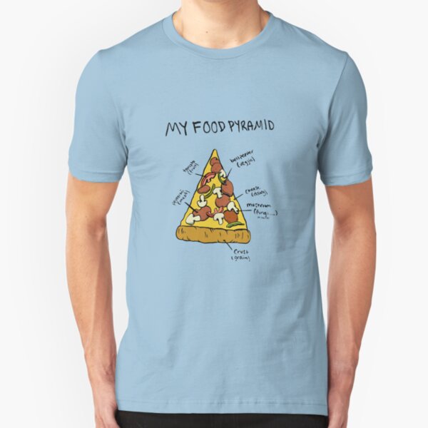 food pyramid t shirt