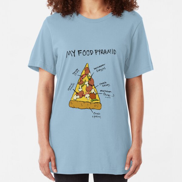 food pyramid t shirt