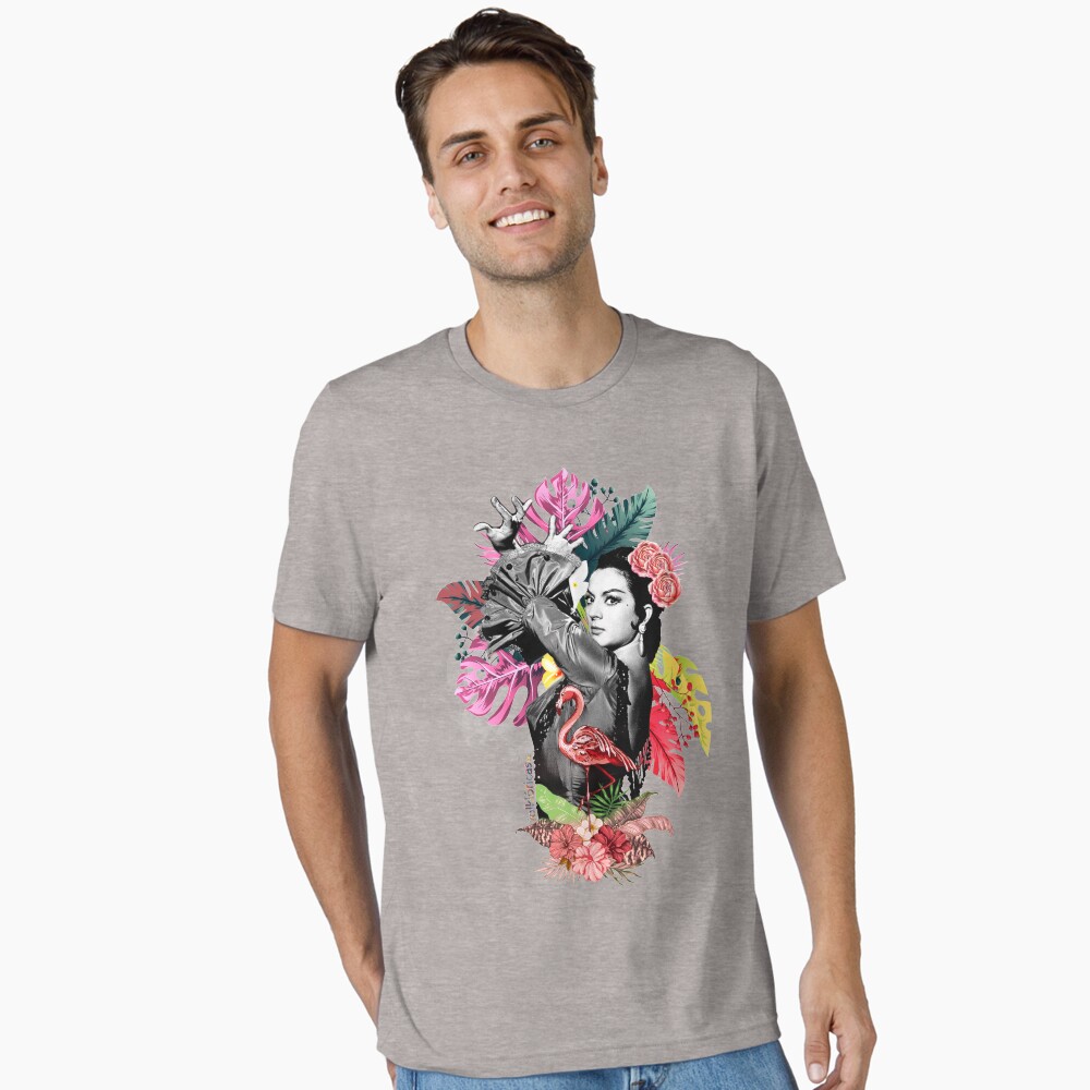 Vista previa del artículo con la obra «Camiseta esencial», diseñado y vendido por danimota.