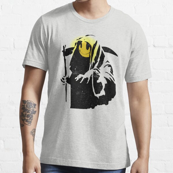Grin Reaper (distressed design) Essential T-Shirt