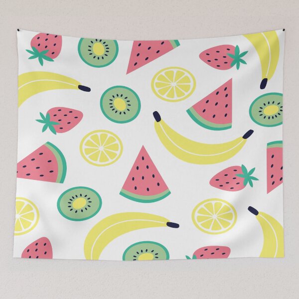 Item preview, kiwi, strawberry, watermelon, lemon, banana pattern designed and sold by ExploreStore.
