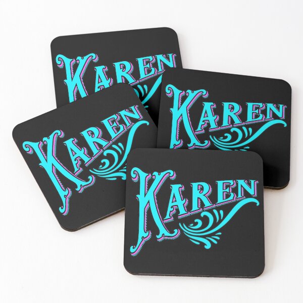 Item preview, Karen Fancy Vintage Script Name designed and sold by funnytshirtemp.
