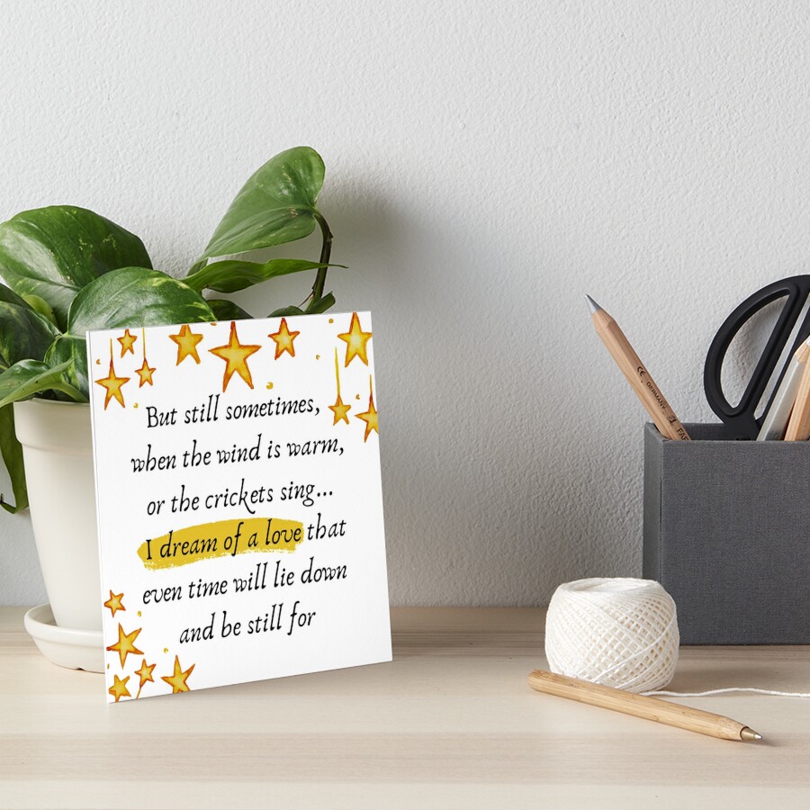 Impression Artistique Citation D Amour Practical Magic Version Etoile Par Nillynoodesigns Redbubble