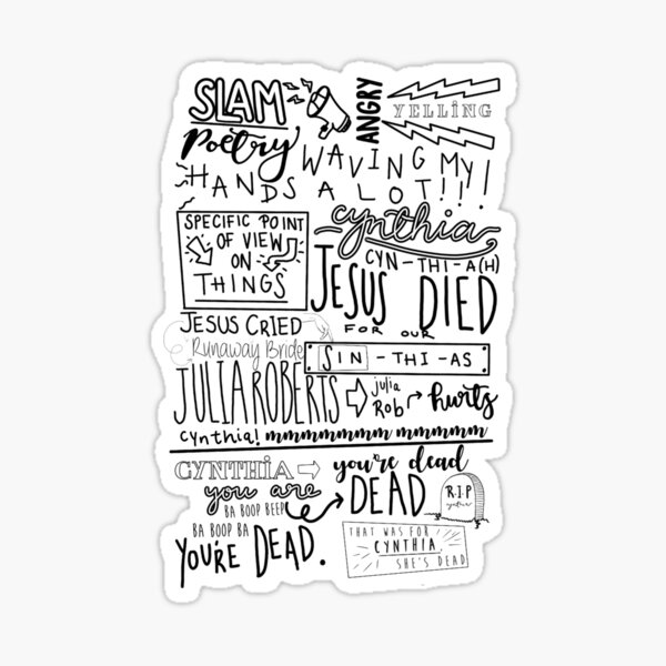 Item preview, SLAM. POETRY designed and sold by Messy Confetti.