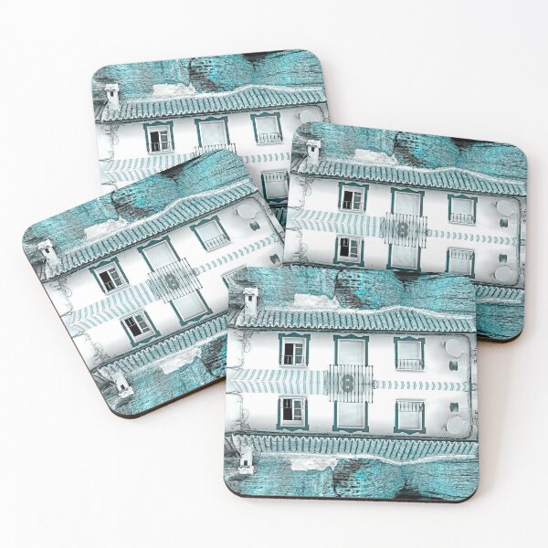Item preview, Setenil Andalucia Spain picturesque village houses embedded in stone.Monochromatic green color designed and sold by Flavio Vieri.