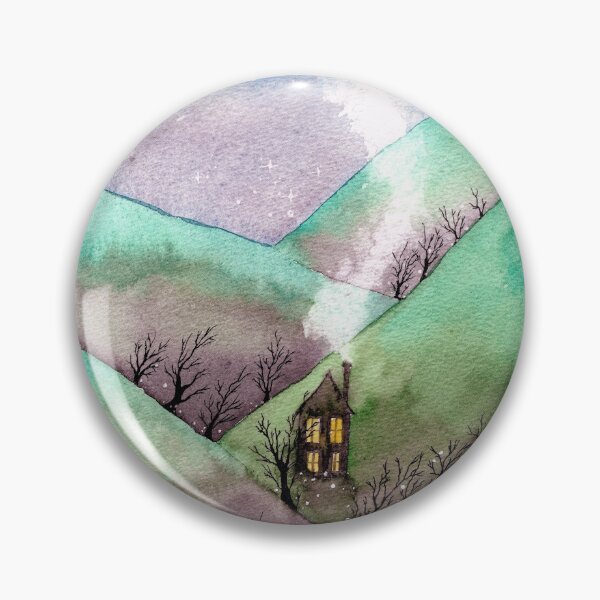 Item preview, Mountain Hut designed and sold by María Casas Watercolour Designs.